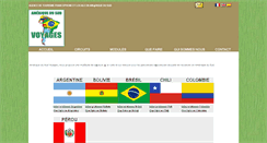 Desktop Screenshot of amerique-du-sud-voyages.com