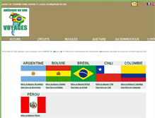 Tablet Screenshot of amerique-du-sud-voyages.com